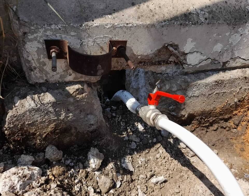 επισκευη παροχης νερου